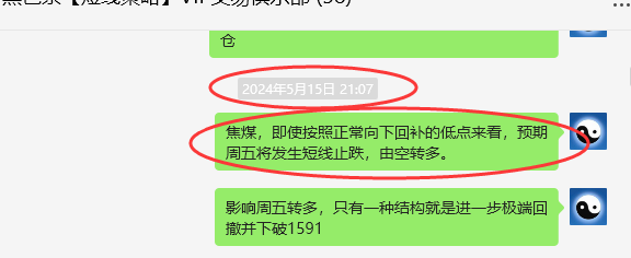 焦煤：VIP精准策略（短线多单）利润突破165点