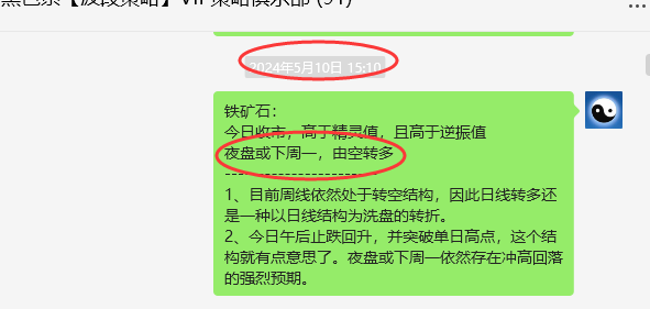 铁矿石：VIP精准策略（短线多单）利润突破70点