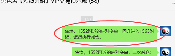 7月5日，焦煤：VIP精准策略（日间）多空减平利润90点