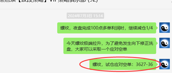 7月8日，铁矿石+螺纹：VIP精准策略（短空）分别完成45-123点