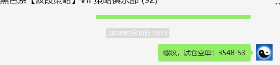 7月22日，螺纹：精准VIP策略（短空）突破110点