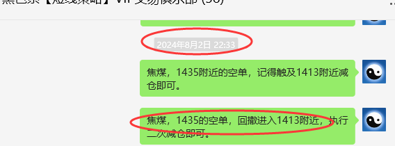 8月5日，焦煤：VIP精准交易策略（日间）多空减平67点