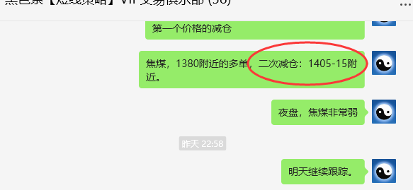 8月7日，焦煤：VIP精准交易策略（日间）多空减平64点