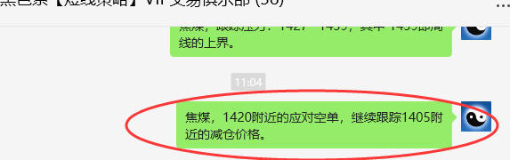 8月7日，焦煤：VIP精准交易策略（日间）多空减平64点