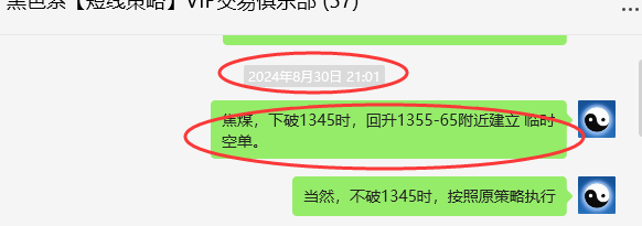 9月2日，焦煤：VIP精准交易策略（日间）多空减平40点