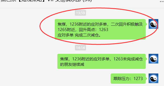 9月18日，焦煤：VIP精准交易策略（日间）多空减平88点