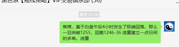 9月24日，焦煤：VIP精准交易策略（日间）多空减平79点