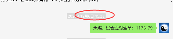 12月9日，焦煤：VIP精准策略（日间）多空减平44+16点