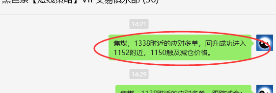 12月19日，焦煤：VIP精准策略（日间）多空减平48+17点