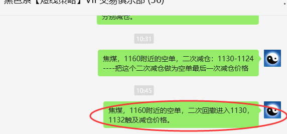 1月16日，焦煤：VIP精准策略（日间）多空减平39+16点